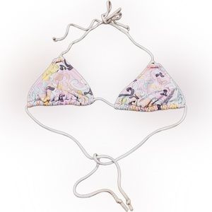 Colorful bikini top